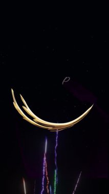 Sonbahardan esinlenen ışıltıyla Şükran Günü 'nün altın tipografisi kutlu olsun. Tatil promosyonları, video kaplamaları ve sosyal medya paylaşımları için ideal.