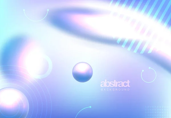 Diseño de portada abstracta. Cartel moderno con coloridas esferas de cuerpo suave. Vector 3d ilustración de burbujas apretadas — Vector de stock