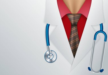 Doktorlar laboratuvar beyaz arka plan yakın çekim