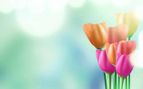8 mars Journée internationale de la femme fond avec des fleurs. Illustration vectorielle — Image vectorielle
