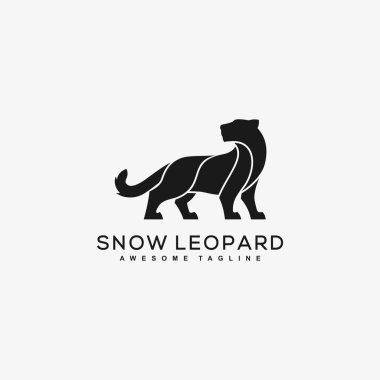 Soyut Leopard siyah renk kavramı