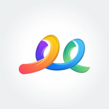 Canlı akrilik fırça darbesi Soyut yağlı boya akışı