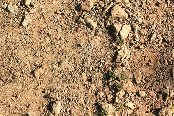 Kahverengi taşlı toprak