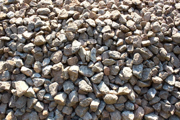 Muchas Piedras Escombros Gris — Foto de Stock