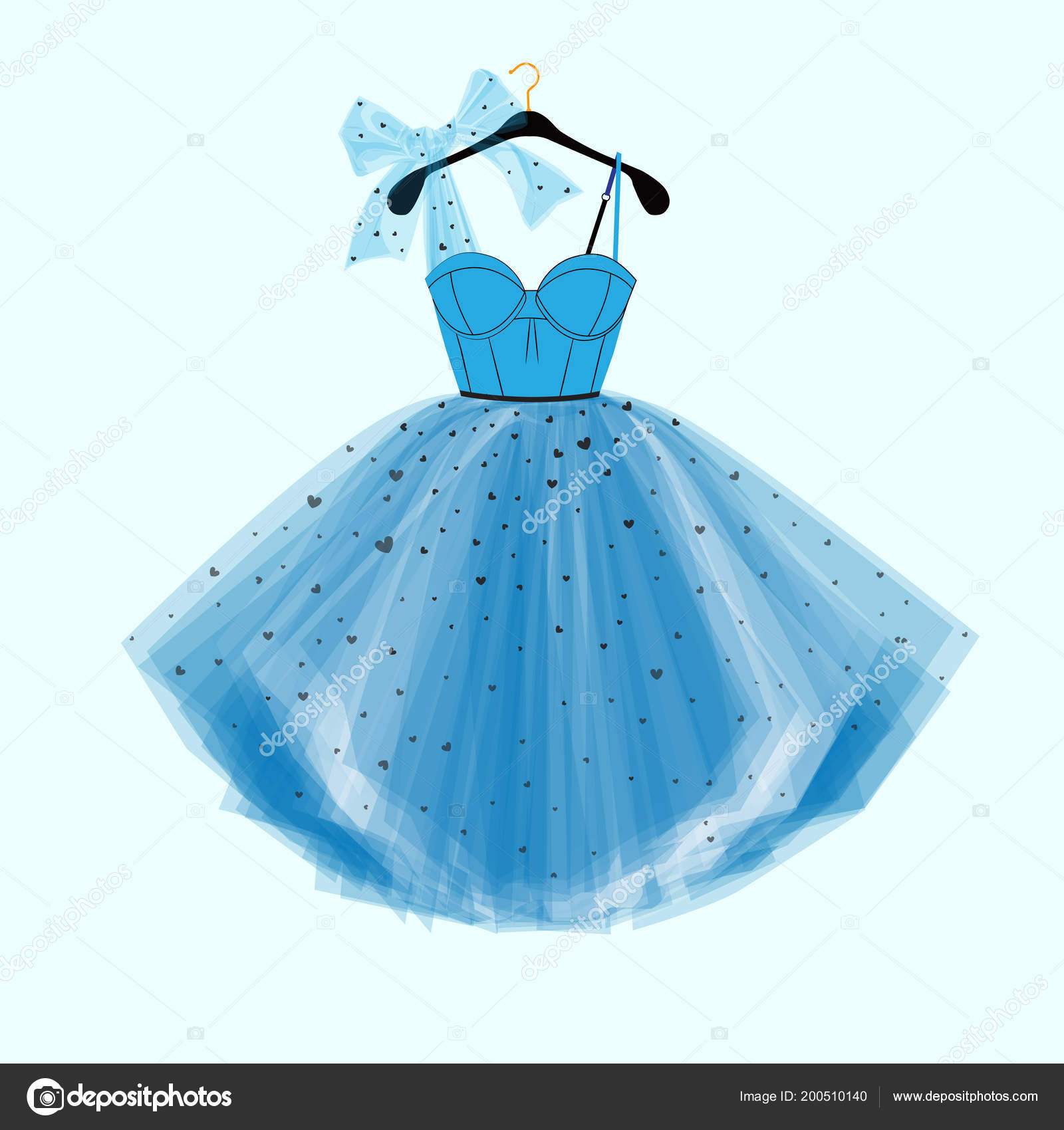 Vector Line Prom Dress