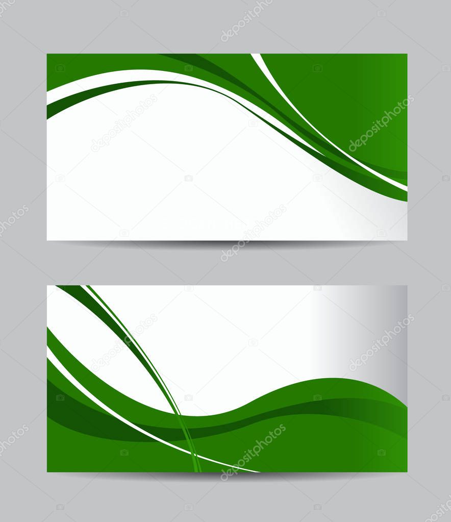 Vector abstract creative business cards