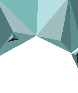 Fütürist Tasarım, üçgenli arkaplan - broşür tasarımı veya broşür