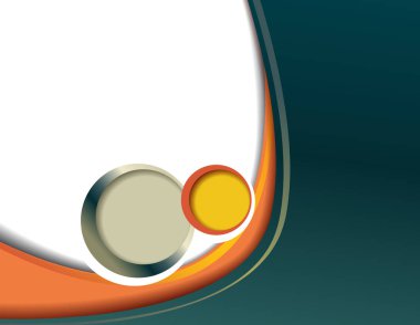 Broşür ya da broşür şürü, soyut renkli tasarım