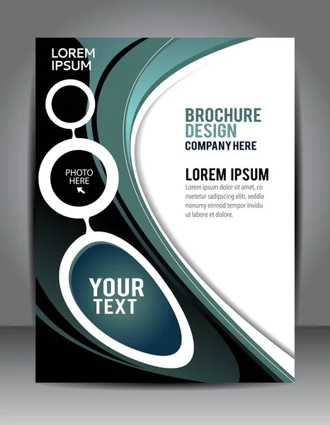 Modern Brochure Design Content Background Design Layout Templat — Stock Vector