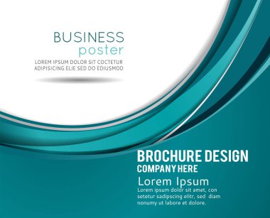 Broşür veya el ilanı için arkaplan konsepti tasarımı, soyut vektör illüstrasyonu