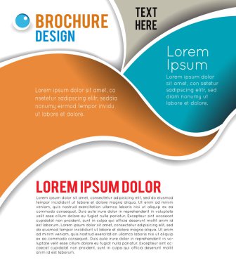 Vektör broşürü, broşür, dergi kapağı ve poster şablonu