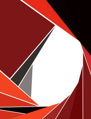 Fütüristik tasarım, arka plan ile üçgen. Soyut tasarım yatıyordu