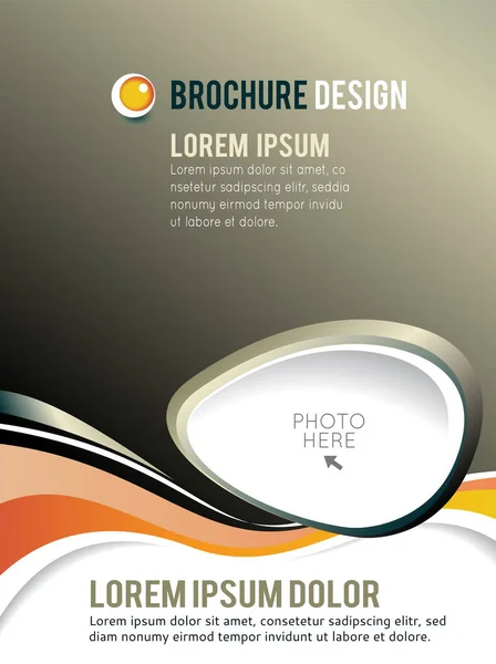 Copertina della rivista, modello di layout di design. Backgrou astratto del vettore — Vettoriale Stock