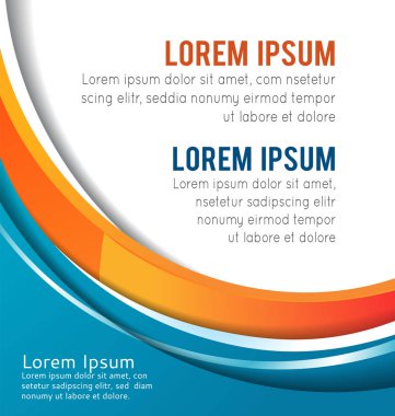 Broşür veya el ilanı için arkaplan konsepti tasarımı, soyut vektör illüstrasyonu