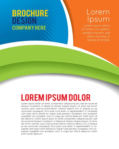 Modello Layout Business Design Professionale Design Banner Aziendali Copertina Editoria — Vettoriale Stock