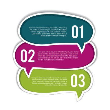 Gölgesi ve vektörü olan renkli konuşma baloncukları kümesi