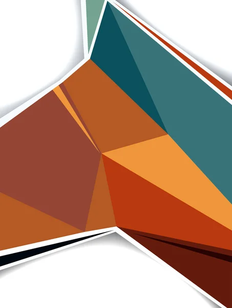 Futuristisches Design, Hintergrund mit Dreieck. Abstraktes Design — Stockvektor