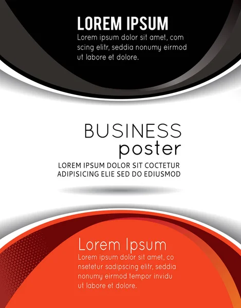 Apresentação Elegante Cartaz Negócios Capa Revista Modelo Layout Design — Vetor de Stock