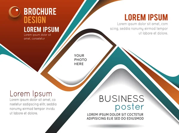Professionele Business Design Layout Sjabloon Corporate Banner Ontwerp Tijdschriftenomslag Uitgeverij — Stockvector