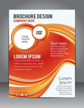 Broşür tasarım içerik arka plan. tasarım düzeni şablonu