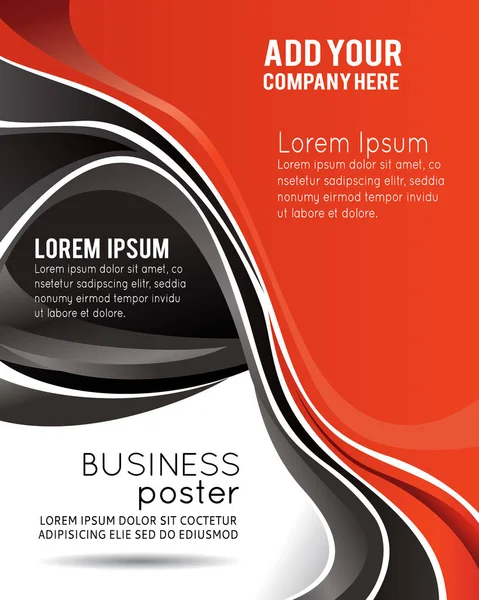 Modello di layout di business design professionale o banner aziendale — Vettoriale Stock