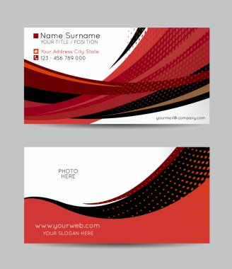 Vector abstract creative business cards clipart svg vector 