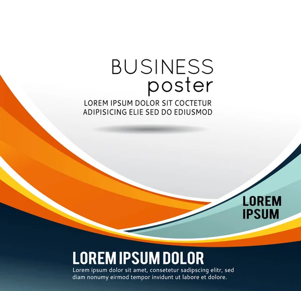 Stijlvolle Presentatie Van Business Poster Magazine Cover Design Layout Template — Stockvector