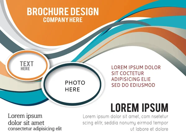 Contexto Negócios Abstrato Modelo Camada Para Brochura Folheto —  Vetores de Stock