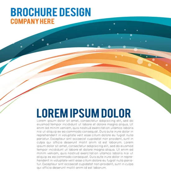 Background Concept Design Brochure Flyer Abstract Vector Illustration — Stock Vector