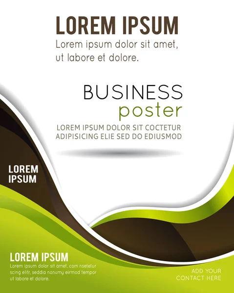 Modelo Profissional Layout Design Negócios Design Banner Corporativo Capa Revista — Vetor de Stock