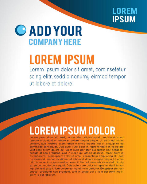 Профессиональный шаблон бизнес-дизайна или корпоративный дизайн баннера. Обложка журнала, издание и презентация. Абстрактный векторный фон.