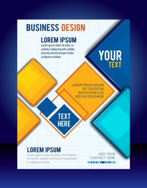 Soyut iş geçmişi. Broşür ya da broşür şürü