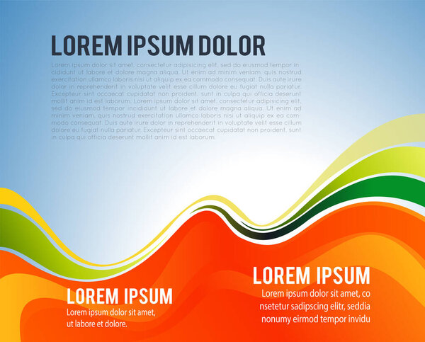 Профессиональный шаблон бизнес-дизайна или корпоративный дизайн баннера. Обложка журнала, издание и презентация. Абстрактный векторный фон.