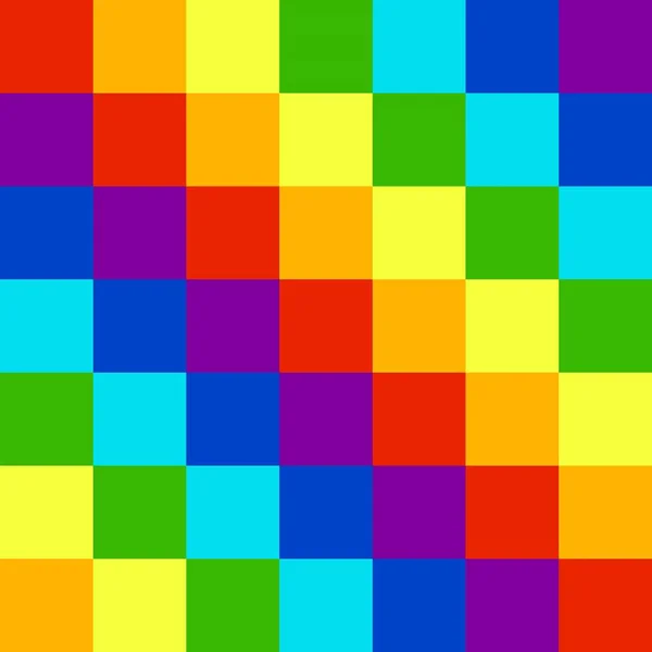 gökkuşağı renklerin küpleri kareler