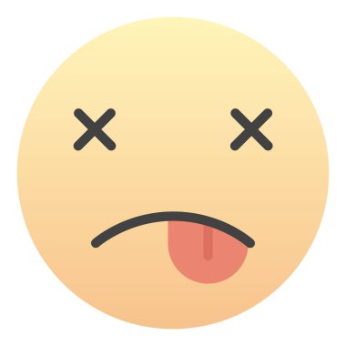  Sosyal ağ ve uygulamalar için emoji Işareti yüzü