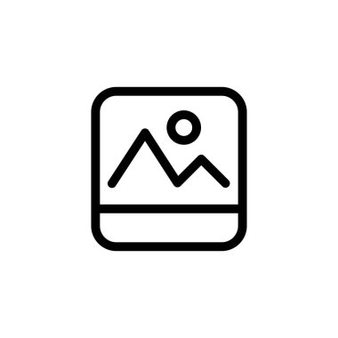 resmin siyah beyaz vektör simgesi