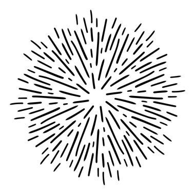 Klasik Günışığı Patlaması El yapımı Havai fişek Tasarımı Kara Işınlar