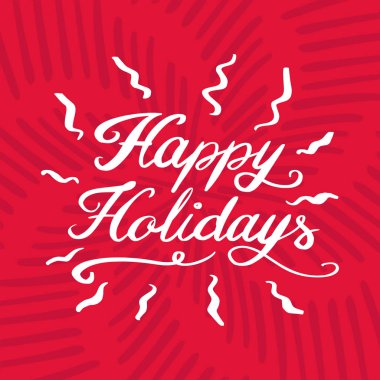 Mutlu Tatiller Dekoratif Tebrik Kartı