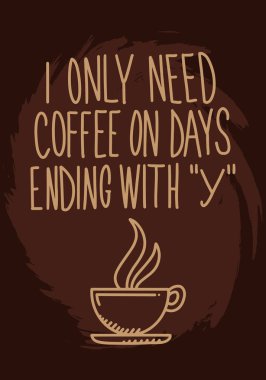  kahve şablon simge vektör çizim 