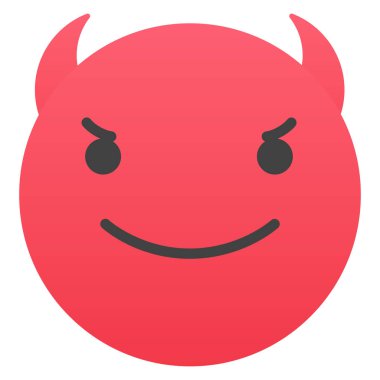 Sosyal ağ ve uygulamalar için Face Emotion Emoji Sign Face