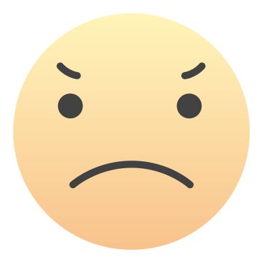 Sosyal ağ ve uygulamalar için Face Emotion Emoji Sign Face