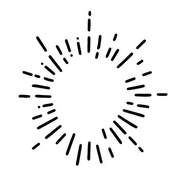 Splash illüstrasyon işareti simge vektör 