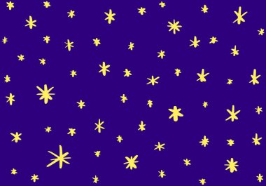 Modern Geometric Star Pattern. Vector Star Pattern Background Drawn by Hand clipart