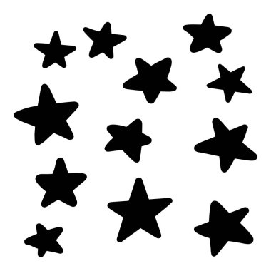 Yıldız Dikişsiz desen vektör çizim 