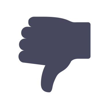 başparmak aşağı hareketi ile vektör arka plan