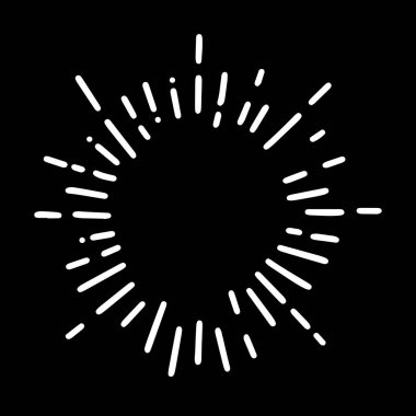 Splash illüstrasyon işareti simge vektör 