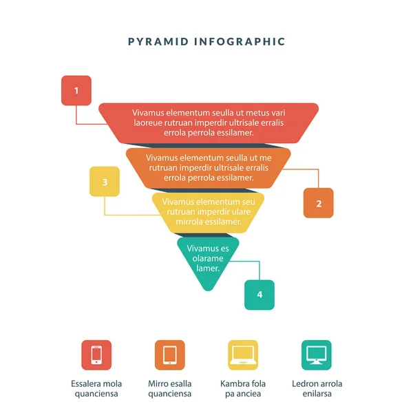 Estilo Moderno Abstract Infographic Layout Ilustração Vetorial Com Descrição Texto — Vetor de Stock