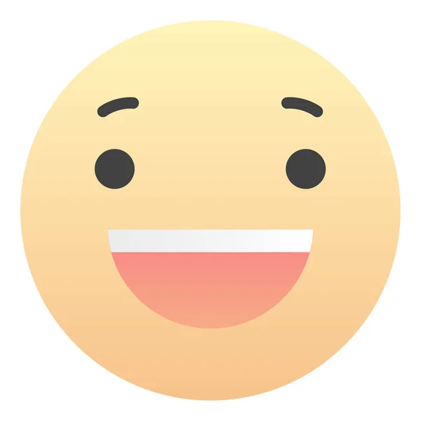 Emoji Sign Face าหร บเคร ายส งคมและแอพ — ภาพเวกเตอร์สต็อก