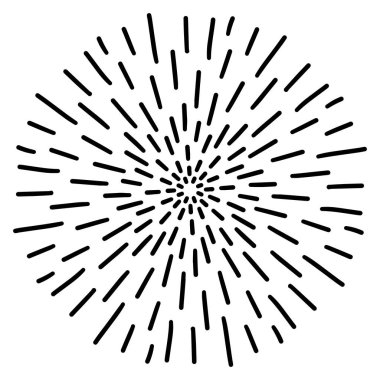 Klasik Günışığı Patlaması El yapımı Havai fişek Tasarımı Kara Işınlar 