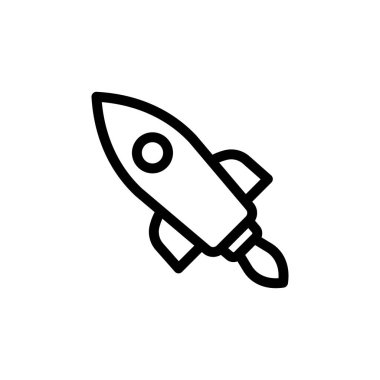 roket ile vektör arka plan